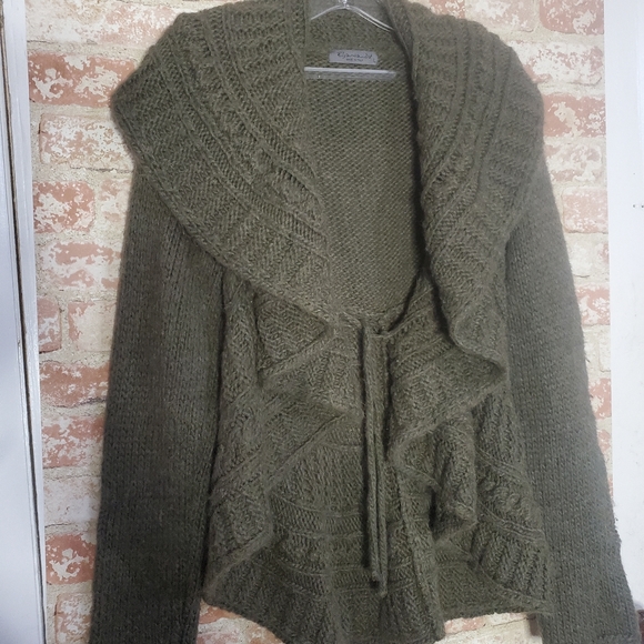 Anthropologie Elsamanda tie front sweater - Picture 1 of 5